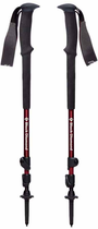 Kije trekkingowe Black Diamond Trail damskie czerwone 1 para 100-125 cm (1705816)