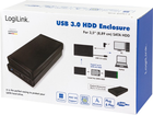 Зовнішня кишеня Logilink 3.5" SATA HDD USB 3.0 Black (4052792044904) - зображення 5