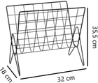 Gazetnik na czasopisma Atmosphera metalowy czarny (3560238913406) - obraz 5