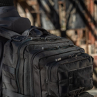 Рюкзак Cordura 1000D 25л для полювання, риболовлі, походів, подорожей та спорту. Колір чорний - зображення 15