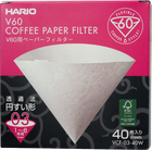 Паперові фільтри Hario V60 3 40 шт (4977642723238) - зображення 1