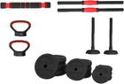 Zestaw ciężarów HMS PRO SET 6 w 1 SGN120 20 kg (5907695553000) - obraz 4