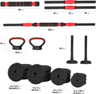 Zestaw ciężarów HMS PRO SET 6 w 1 SGN130 30 kg (5907695553017) - obraz 4