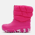 Śniegowce dziewczęce ocieplane Crocs Classic Neo Puff Boot K 207683 22-23 Różowe (191448880306) - obraz 3