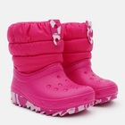 Śniegowce dziewczęce ocieplane Crocs Classic Neo Puff Boot K 207683 23-24 Różowe (191448880313) - obraz 2