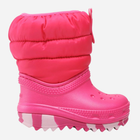 Дитячі зимові чоботи-дутики для дівчинки Crocs Classic Neo Puff Boot K 207684 28-29 Рожеві (191448883567)