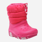 Śniegowce dziewczęce ocieplane Crocs Classic Neo Puff Boot K 207684 30-31 Różowe (191448883581) - obraz 2