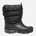 Дитячі зимові чоботи-дутики для хлопчика Crocs Classic Neo Puff Boot K 207683 20-21 Чорні (191448873421)