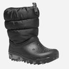 Śniegowce chłopięce ocieplane Crocs Classic Neo Puff Boot K 207683 22-23 Czarne (191448873438) - obraz 2