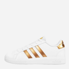 Підліткові кеди для дівчинк adidas Originals Court 2.0 K 37.5 (4.5US) Білий/Золотистий (4066748261987) - зображення 3