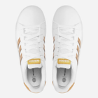 Підліткові кеди для дівчинк adidas Originals Court 2.0 K 37.5 (4.5US) Білий/Золотистий (4066748261987) - зображення 5