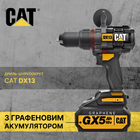 Акумуляторний ударний безщітковий дриль-шуруповерт CAT DX13 (6943475892234) - зображення 11