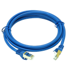 Патч-корд L&W ELECTRONICAL 2м, S/FTP, cat.6A, RJ45, медь, синий, PC005-C6A-200BL