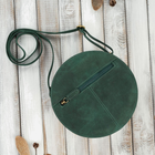 Torebka crossbody	damska ze skóry naturalnej Paolo Peruzzi T-92-GRN Zielona (5905567205859) - obraz 4