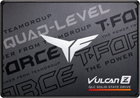 Dysk SSD Team Group VULCAN Z QLC 2 TB 2.5" SATA 6 Gb/s Czarny/szary (765441366039) - obraz 1