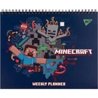 Планінг настільний Minecraft, 25х20 см, на гребені, 52 листи YES 252181
