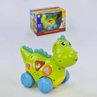 Динозаврик Huile Toys ездит говорит на английском языке проигрывает мелодии и звуки с подсветкой 6105