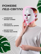Дарсонваль и LED маска для ухода за лицом в домашних условиях в наборе Электрическая расческа против выпадения волос 4 Универсальных насадки - изображение 12