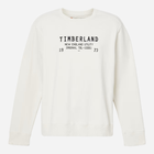 Bluza bez kaptura męska Timberland TB0A6FMV M Biała (196247869828) - obraz 4