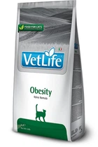 Сухой корм для кошек Farmina Vet Life Obesity для снижения лишнего веса