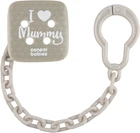 Цепочка к пустышке Canpol Babies I Love Mummy (2/434_grey)