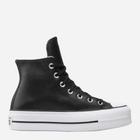 Жіночі кеди високі Converse Platform Hi Leather 561675C 37 (6.5US) 23.5 см Чорні (888755795712) - зображення 1