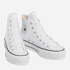 Trampki damskie na platformie Converse Platform Hi Leather 561676C 36 (5.5US) 22.5 cm Białe (888755795828) - obraz 2