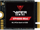 SSD диск Patriot Viper VP4000 Mini 2TB M.2 2230 NVMe PCIe 4.0 x4 3D NAND TLC (VP4000M2TBM23) - зображення 1