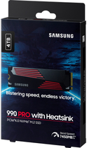 SSD диск Samsung 990 Pro Heatsink 4TB M.2 NVMe PCIe 4.0 V-NAND TLC (MZ-V9P4T0CW) - зображення 7