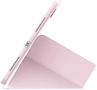 Etui z klapką magnetyczną Baseus Minimalist do Apple iPad 10.2″ Baby Pink (P40112500411-03) - obraz 2