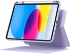 Etui z klapką Baseus Minimalist Magnetic do Apple iPad 10 10.9" Purple (ARJS041105) - obraz 3