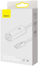 Adapter sieciowy Baseus Lite Series Ethernet RJ-45 - USB Type A White (WKQX000002) - obraz 7