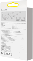 Adapter sieciowy Baseus Lite Series Ethernet RJ-45 - USB Type A White (WKQX000002) - obraz 8