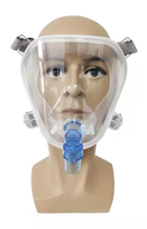 Сіпап маска повнолицева для СІПАП/БІПАП терапії, ШВЛ, неінвазивної вентиляції легень, розмір L - зображення 1