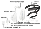 СІПАП Ротоносова маска для неінвазивної вентиляції легенів, СРАР (СиПАП) , ШВЛ терапії ZW FA 05B розмір L - зображення 5