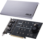 Karta rozszerzeń Asus PCIe Hyper M.2 X16 PCIe 3.0 X4 V2 - karta adaptera 128 Gbps (90MC06P0-M0EAY0) (N1C0CS03P624SCA) - Outlet