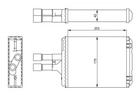 Теплообменник, система отопления салона NRF 54242 NRF (54242)