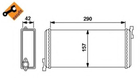 Теплообмінник, система опалення салону NRF 54240 NRF (54240)