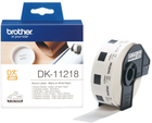 Стрічка для етикеток Brother DK-11218 24 мм White 1000 шт