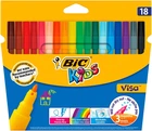 Фломастери BIC Kids Visa 880 18 кольорів (bc888681)