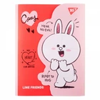 Папка-органайзер із фігурним клапаном на липучці YES Line Friends. Cony A4 (492104)