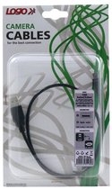 Kabel Logo USB 2.0 USB Type-A - mini USB M/M 0.6 m Czarny (8590274311848) - obraz 3