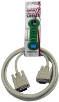 Kabel Logo KM02012N0L Video VGA D-Sub - VGA D-Sub M/M 2 m Szary (8590274462229) - obraz 3