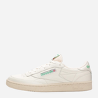 Tenisówki damskie skórzane Reebok Club C 1985 TV 100000317 40.5 Białe (4061617834828)