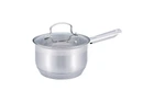 Сотейник нержавіючий Maestro 160 мм x 2.1 л з кришкою MR-3512-16S (MR-3512-16S)