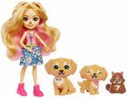 Zestaw Mattel Enchantimals Lalka Gerika golden retriever i rodzina piesków retriever HHB85 (194735063055) - obraz 2