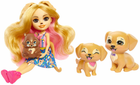 Zestaw Mattel Enchantimals Lalka Gerika golden retriever i rodzina piesków retriever HHB85 (194735063055) - obraz 3