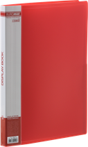 Папка пластикова Buromax A4 40 файлів Червона (BM.3616-05)