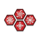 Набор патчей 5.11 Tactical® Snowflake Ninja Star Patch Red