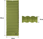 Туристичний килимок Nils Camp NC4101 з вбудованим насосом Зелений (5907695544695) - зображення 5
